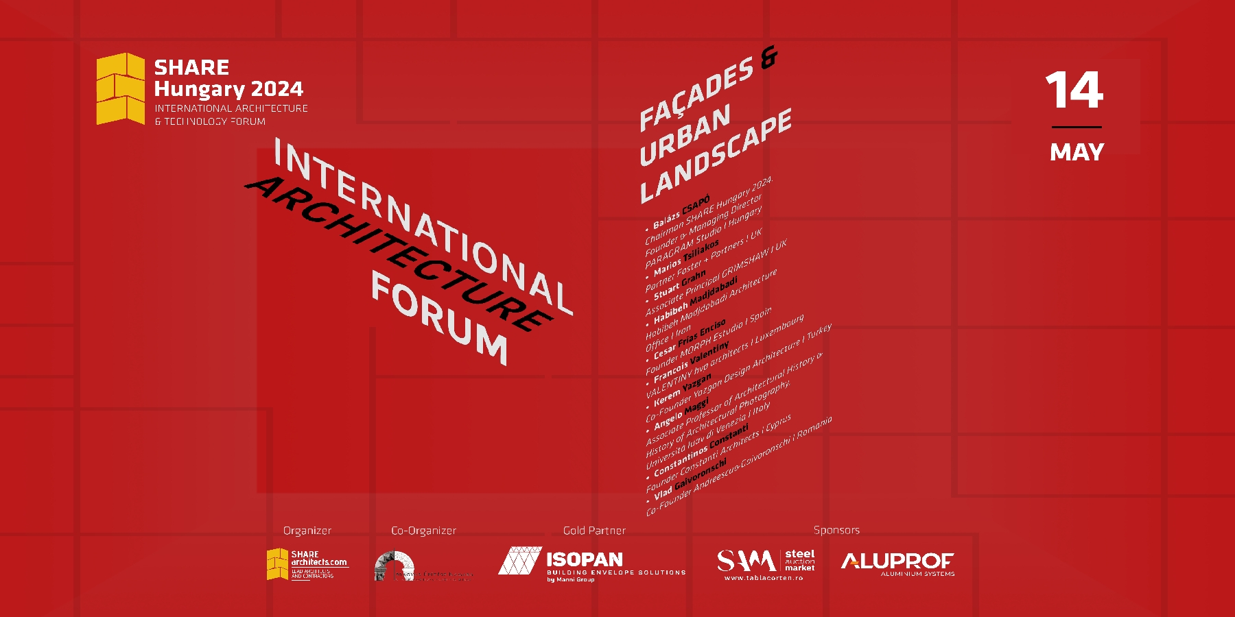 A Foster + Partners és a Grimshaw is előadást tart az idei SHARE Magyarország konferencián